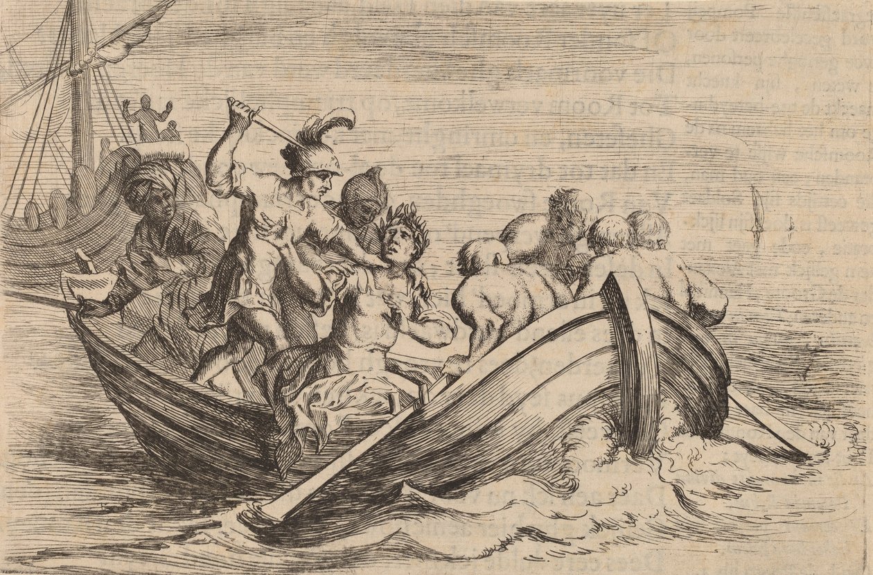 Knivstikket af Pompejus, 1634. af Willem Basse