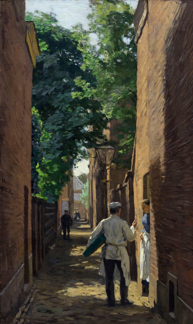 Alley, 1896. af Willem Bastiaan Tholen