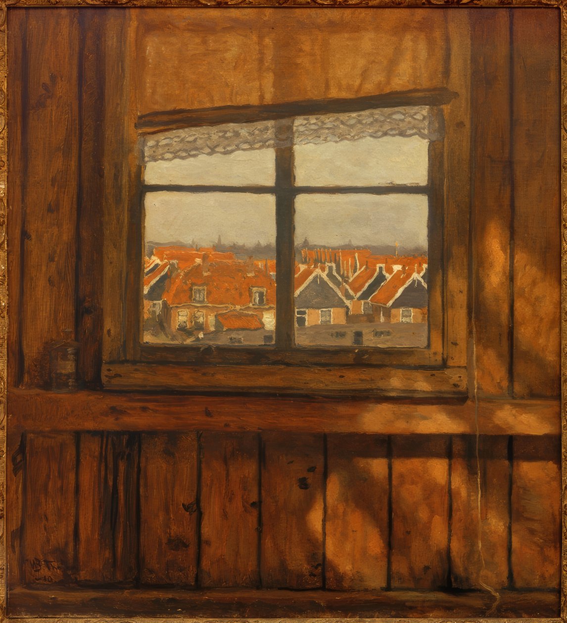 Atelierfenster af Willem Bastiaan Tholen