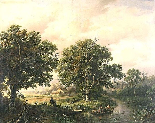 Flodscene af Willem Bodeman