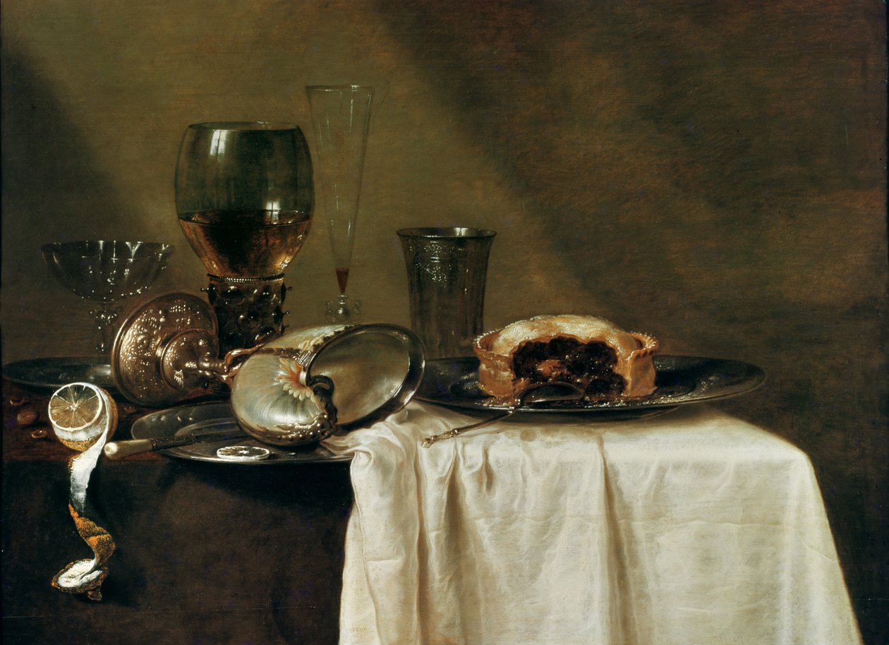 Solbærtærten, 1635 af Willem Claesz. Heda