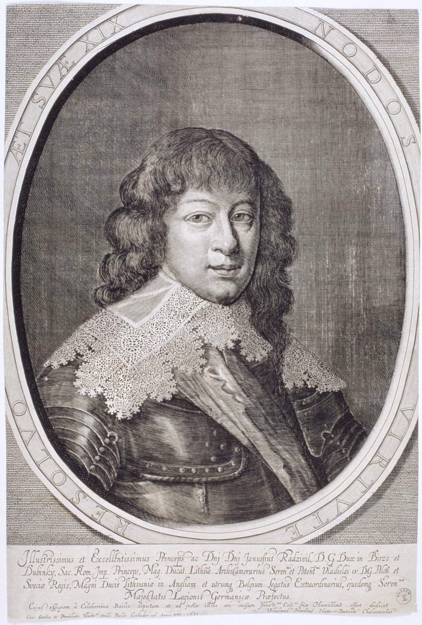 Janusz Radziwill (1612-55) 1633 af Willem Hondius