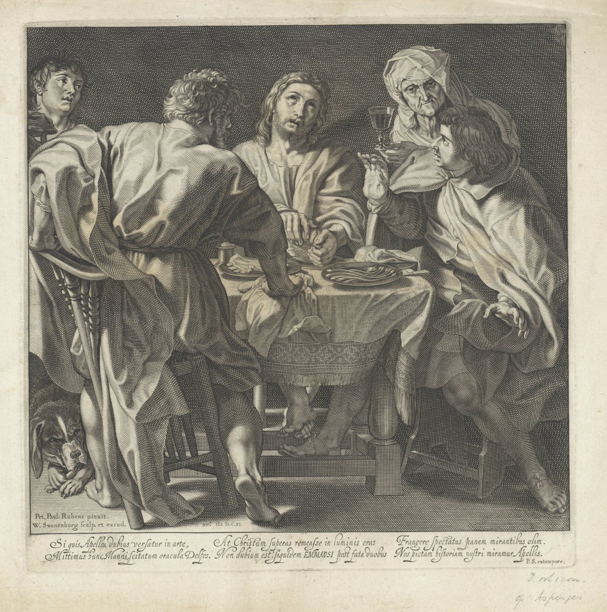 Måltid i Emmaus af Willem Isaacsz. van Swanenburg