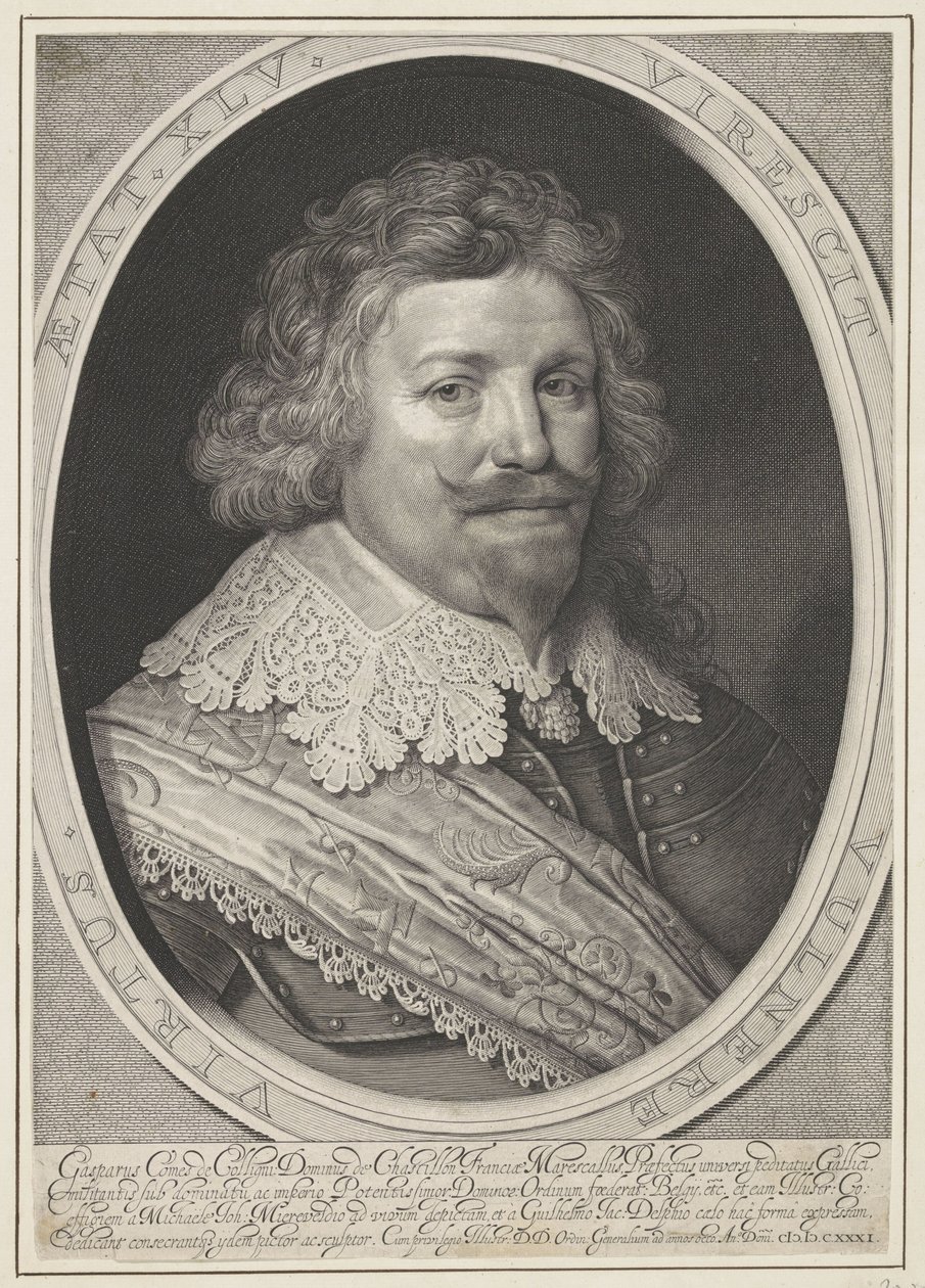 Portræt af Gaspard de Coligny af Willem Jacobsz Delff