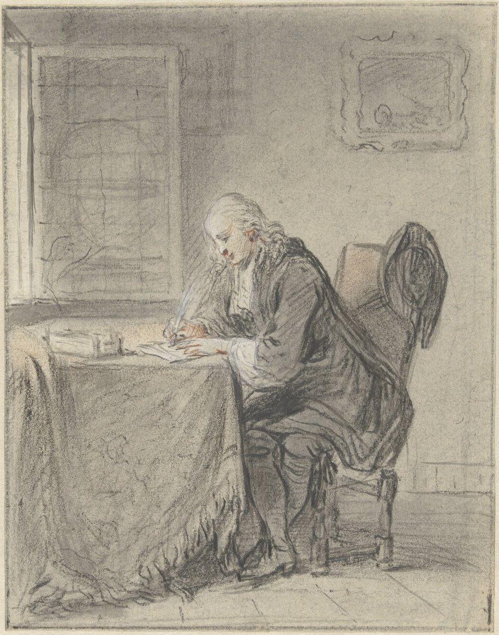 brevskriveren af Willem Joseph Laquy