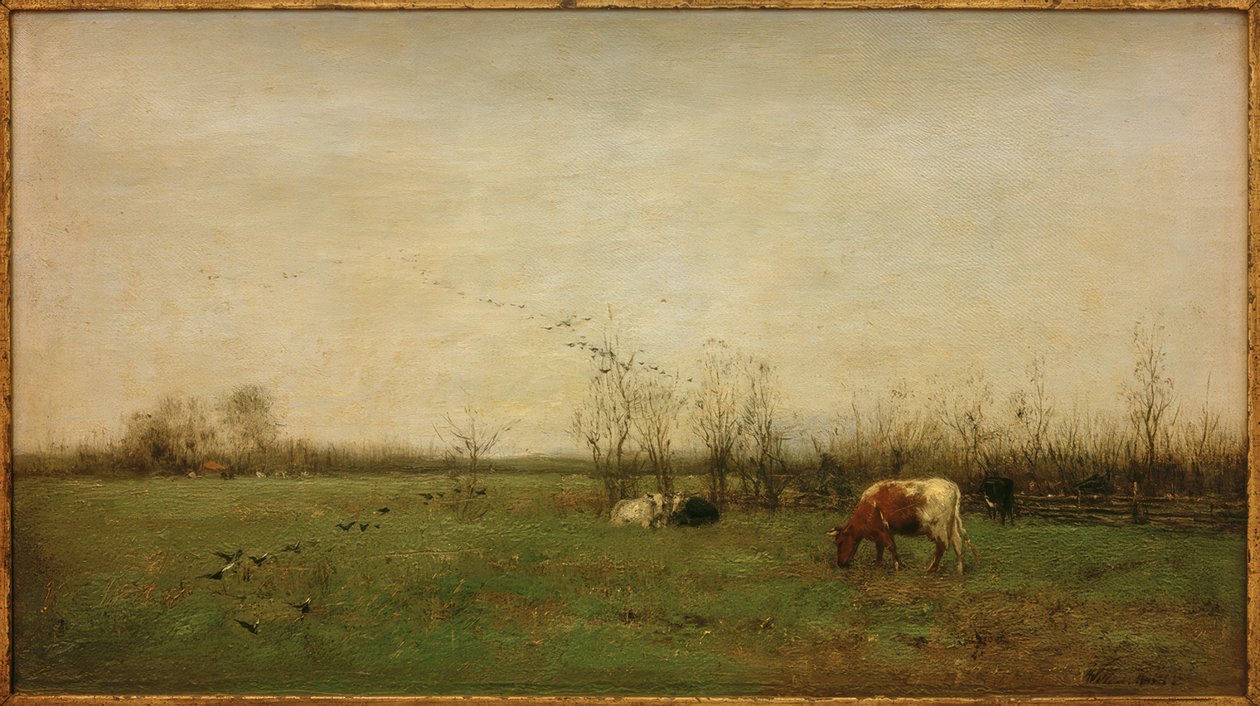 Græsmarkslandskab af Willem Maris