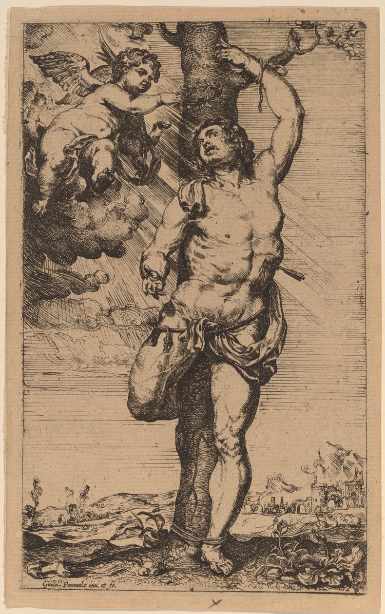 Sankt Sebastian af Willem Panneels