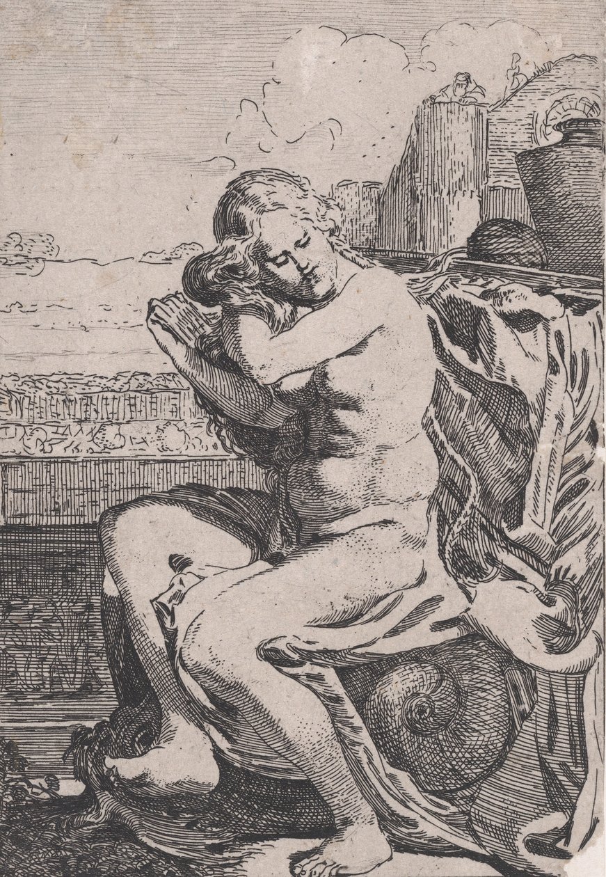 Bathsheba kæmmer sit hår, ca. 1615. af Willem Pietersz. Buytewech