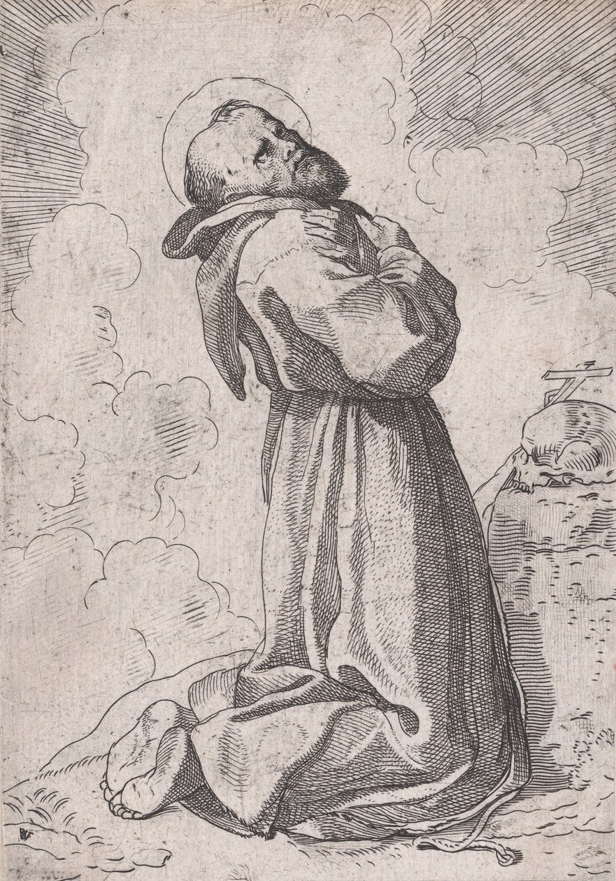 St. Francis, ca. 1612-13. af Willem Pietersz. Buytewech