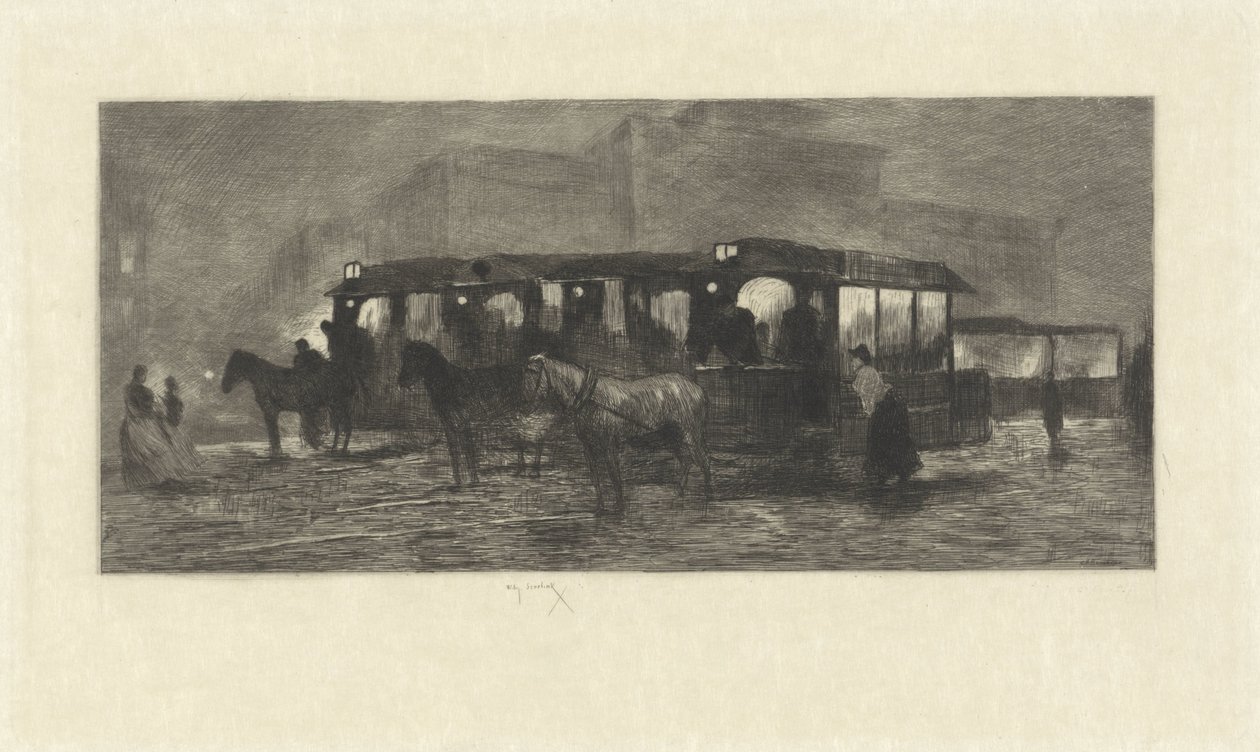 Square om natten af Willem Steelink (II)