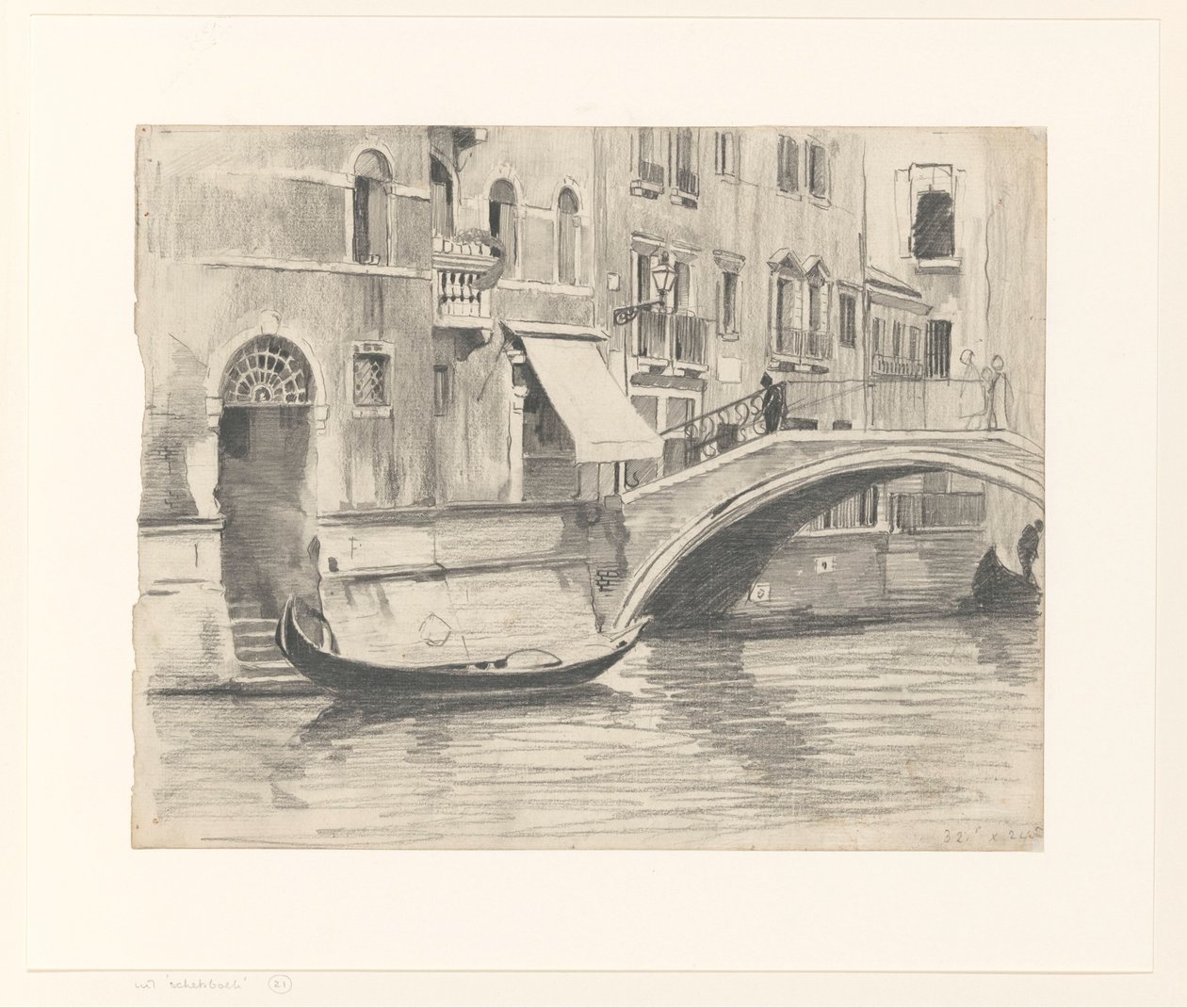 Ansigt i Venedig af Willem Arnoldus Witsen