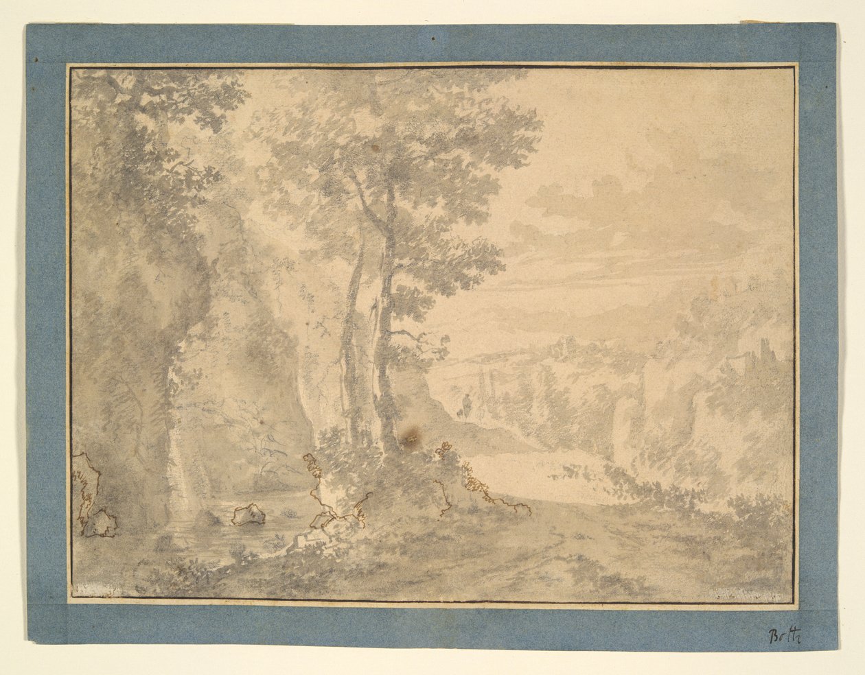 Skovscene af Willem de Heusch