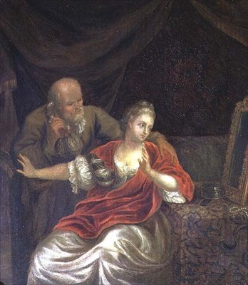 Et tilbud afvist af Willem van (after) Mieris