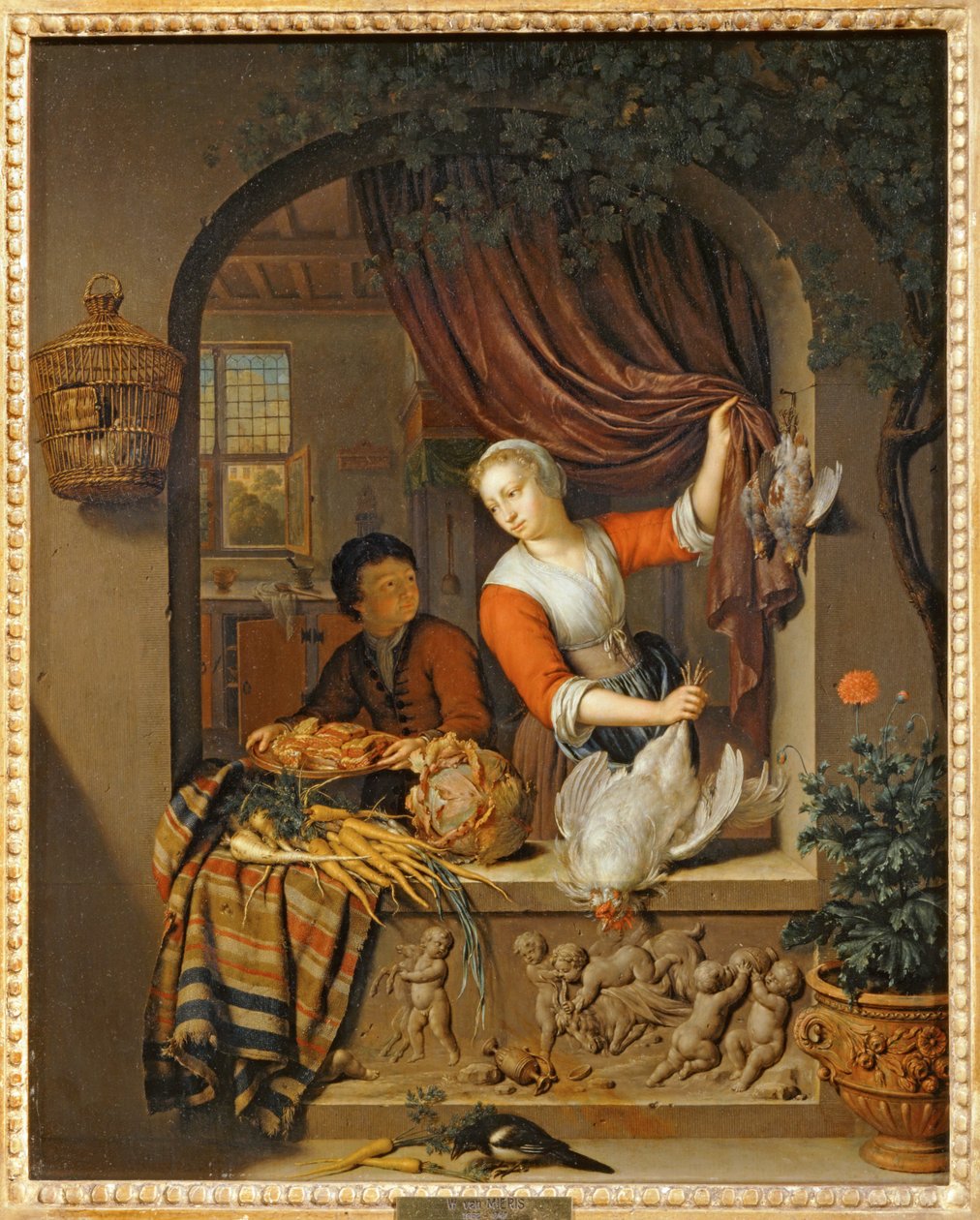 Komfuret ... af Willem van (after) Mieris