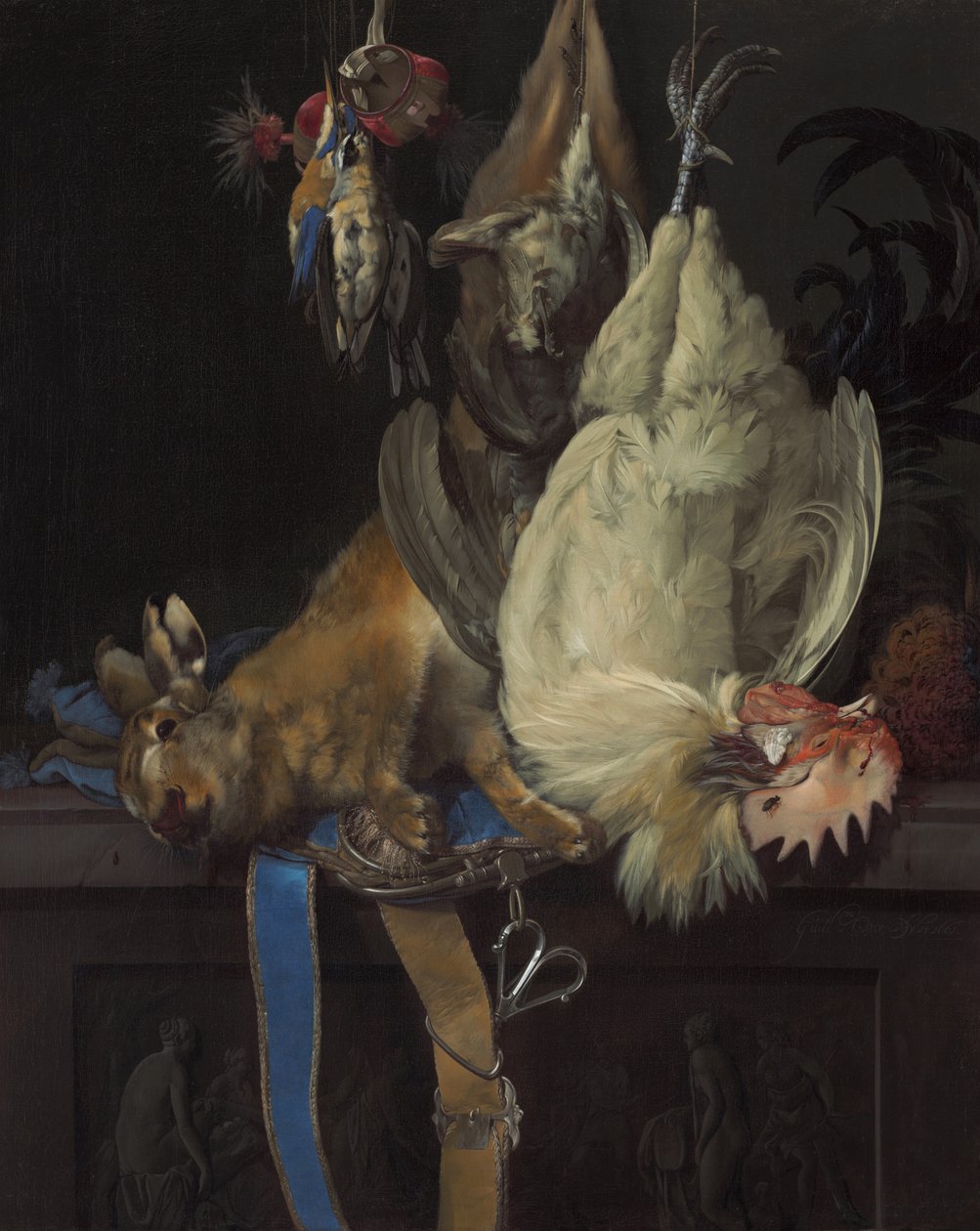 Stilleben med dødt spil af Willem van Aelst