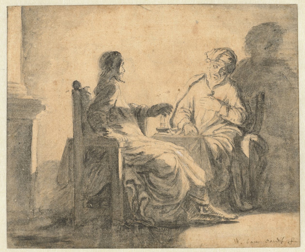 Kristus og Nikodemus af Willem van Oordt