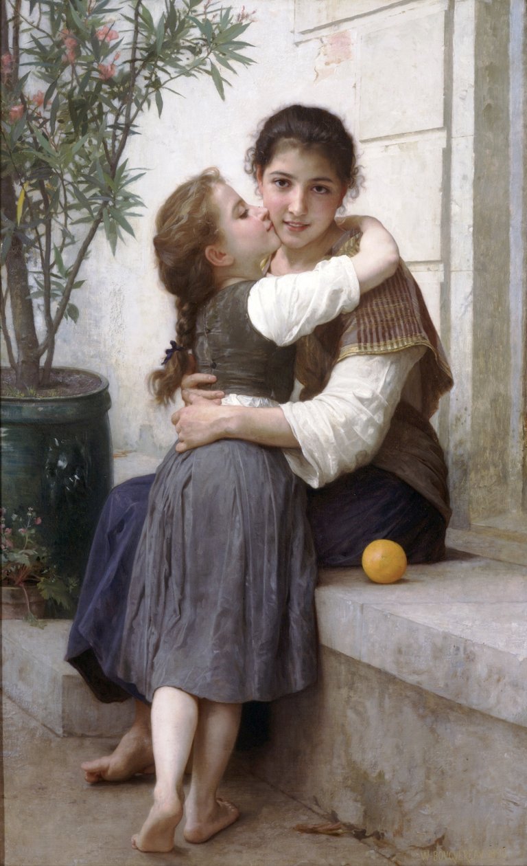 Lidt lokkende af William Adolphe Bouguereau