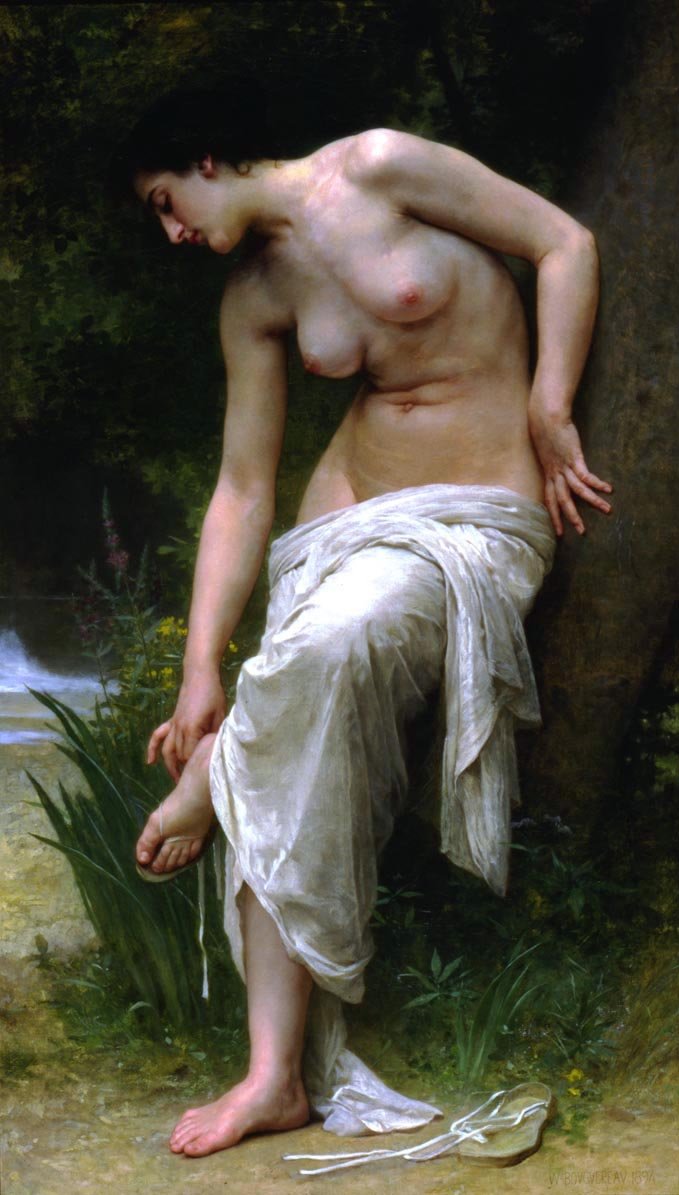 Efter badet af William Adolphe Bouguereau
