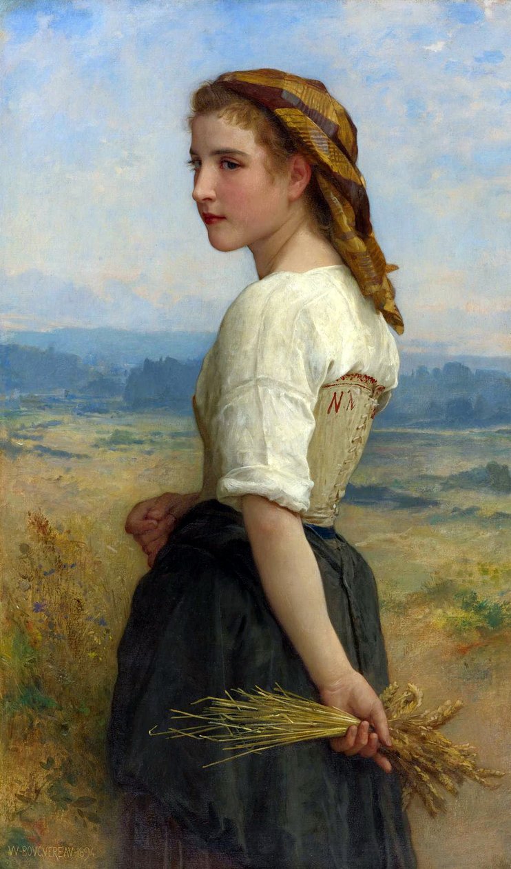 Gleaner (1894) af William Adolphe Bouguereau