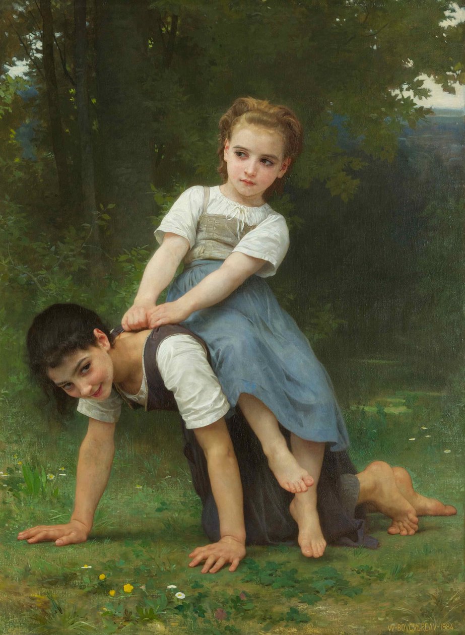La Bourrique (rideturen) af William Adolphe Bouguereau