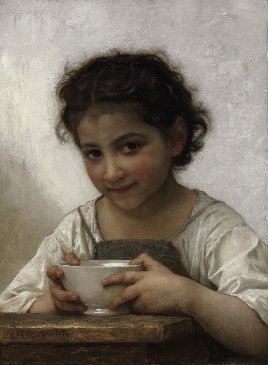 Mælkesuppe af William Adolphe Bouguereau