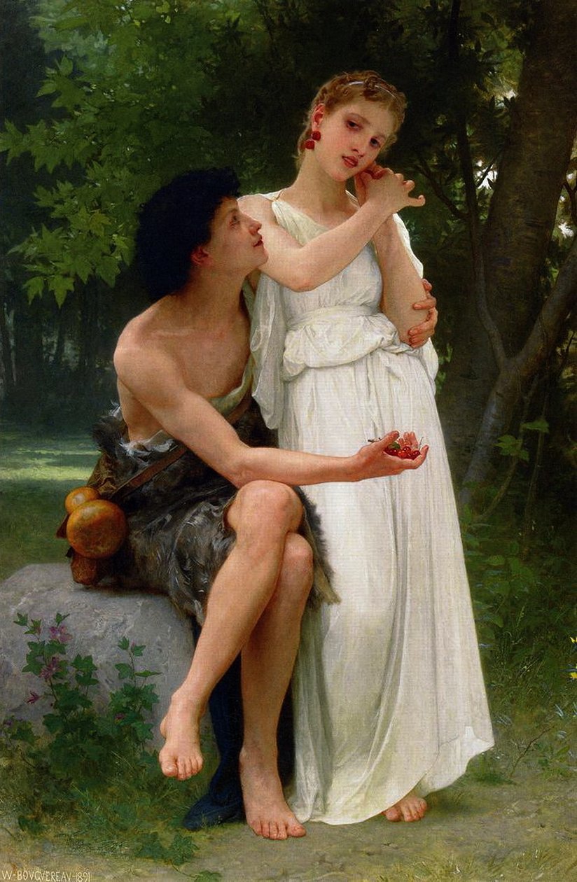 De første juveler af William Adolphe Bouguereau