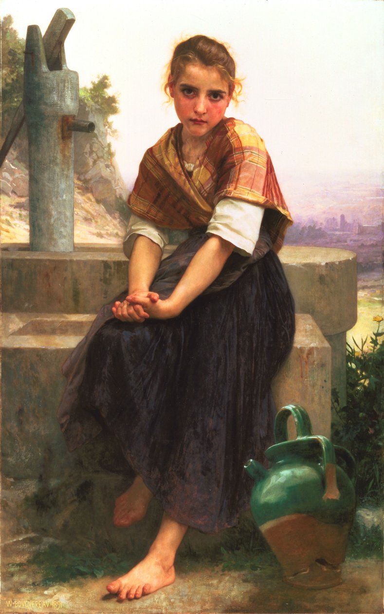 Den ødelagte kande af William Adolphe Bouguereau