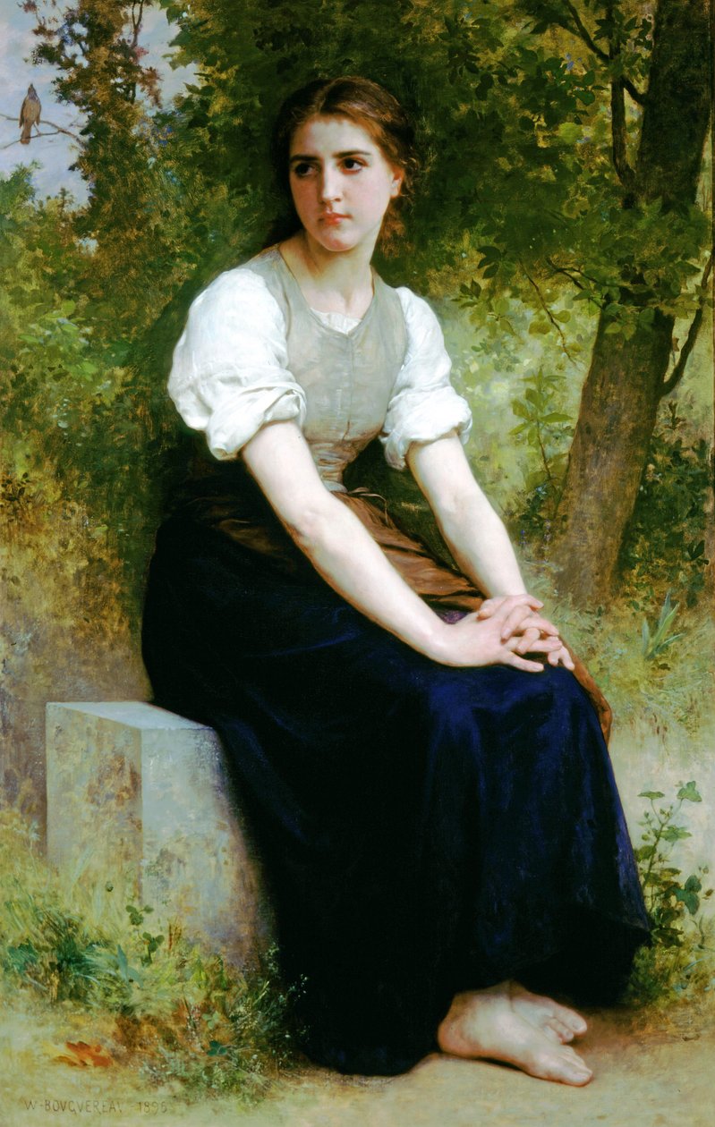 Sangen om nattergalen af William Adolphe Bouguereau