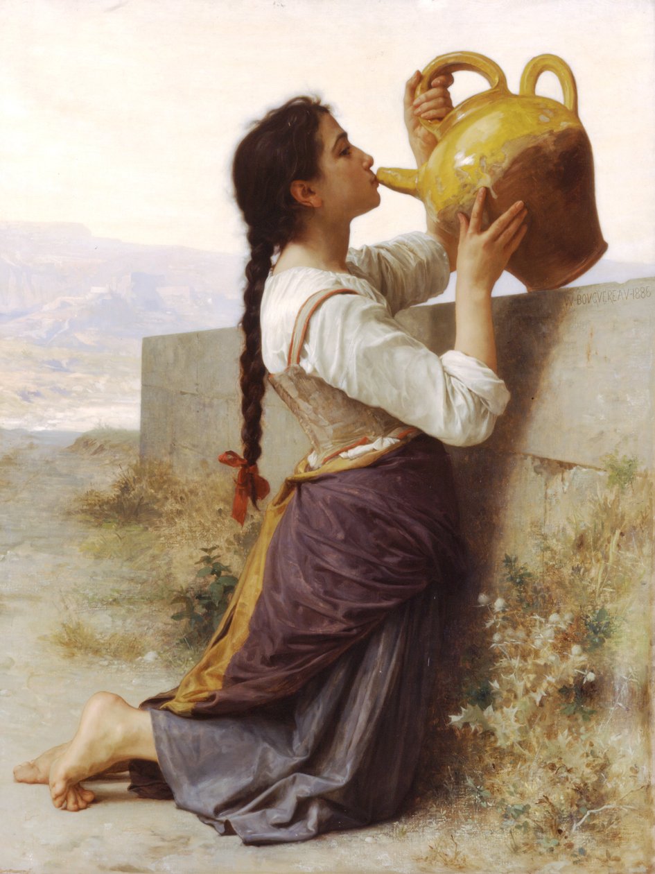 Tørst af William Adolphe Bouguereau
