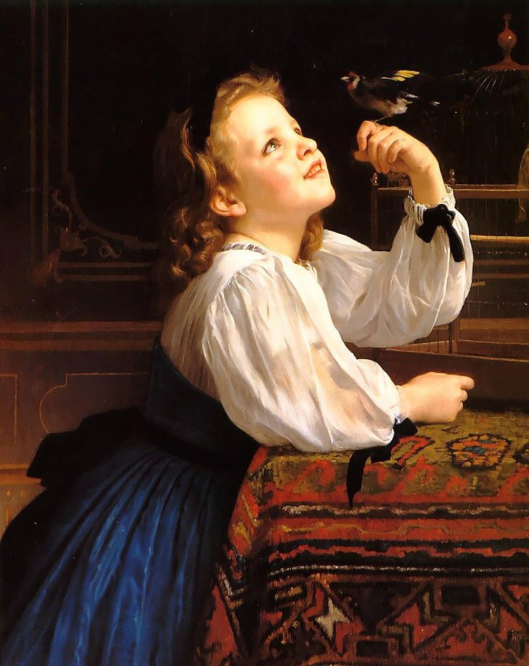 Fugleundersøgelseshoved af William Adolphe Bouguereau