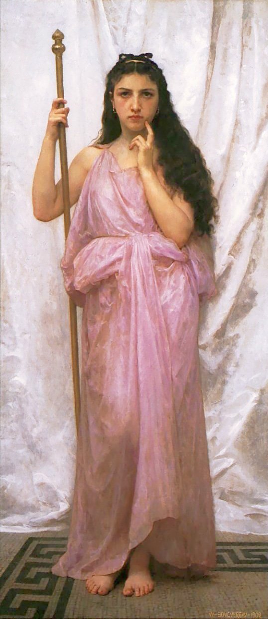 Ung præstinde af William Adolphe Bouguereau