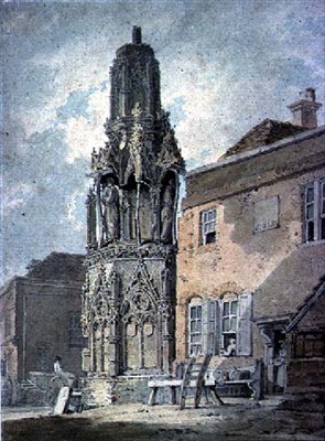 Waltham Cross, 1812 (wc på papir) af William Alexander