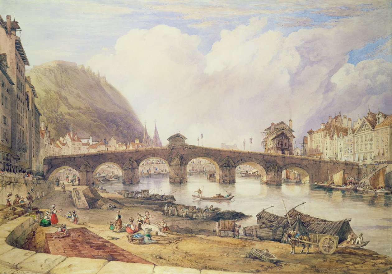 Buebroen, Liège af William Alfred Delamotte