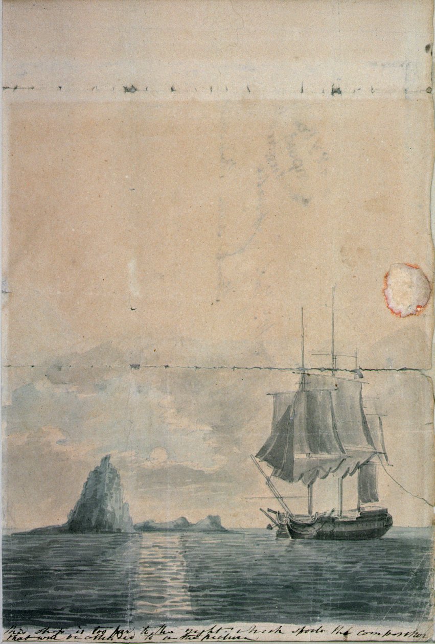 Et havlandskab, (skitse, et af to) af William Anderson