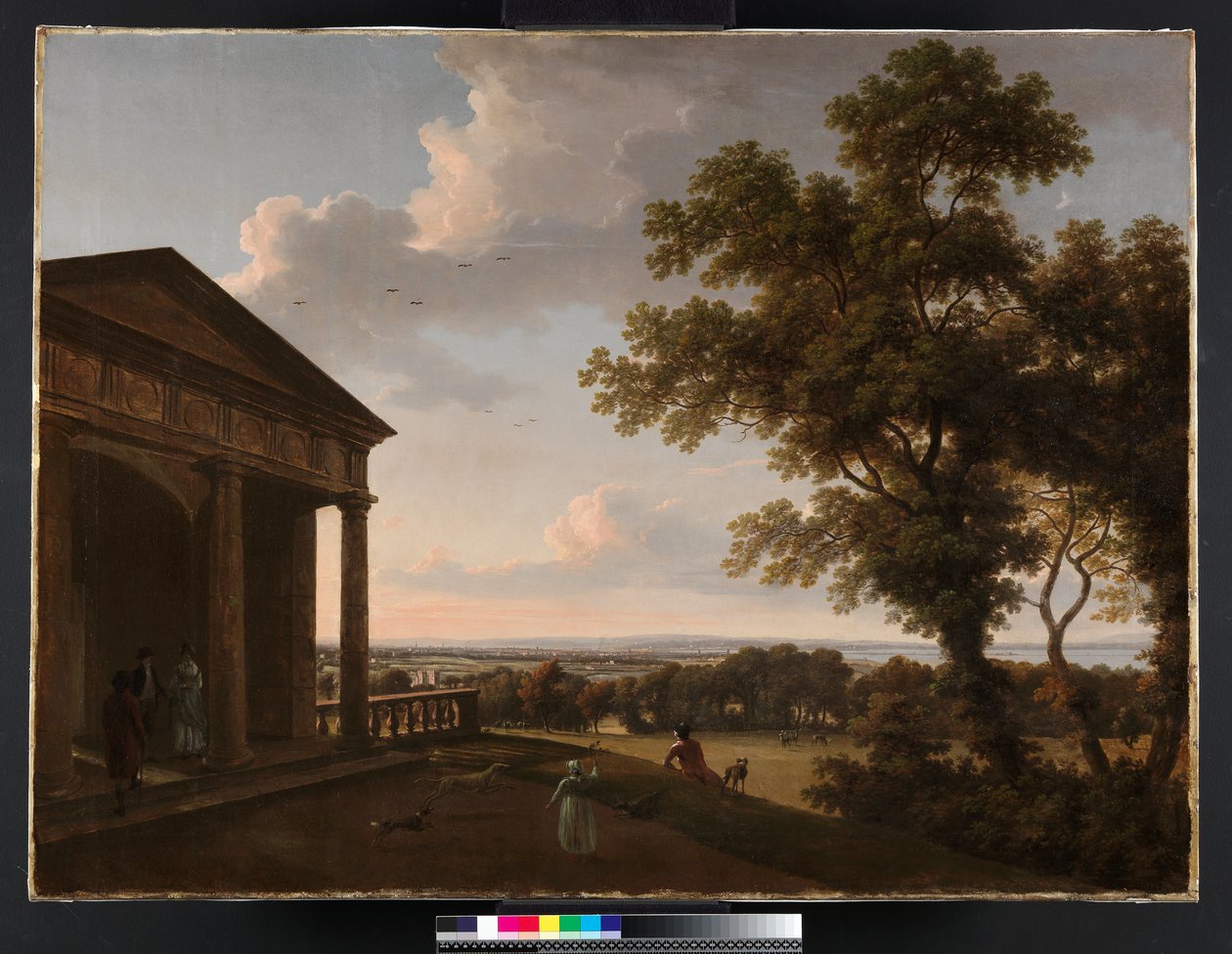 Udsigt i Mount Merrion Park, 1804 af William Ashford