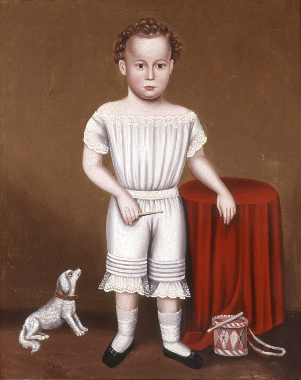 Dreng med en bliktromme, ca. 1845 af William Bartol