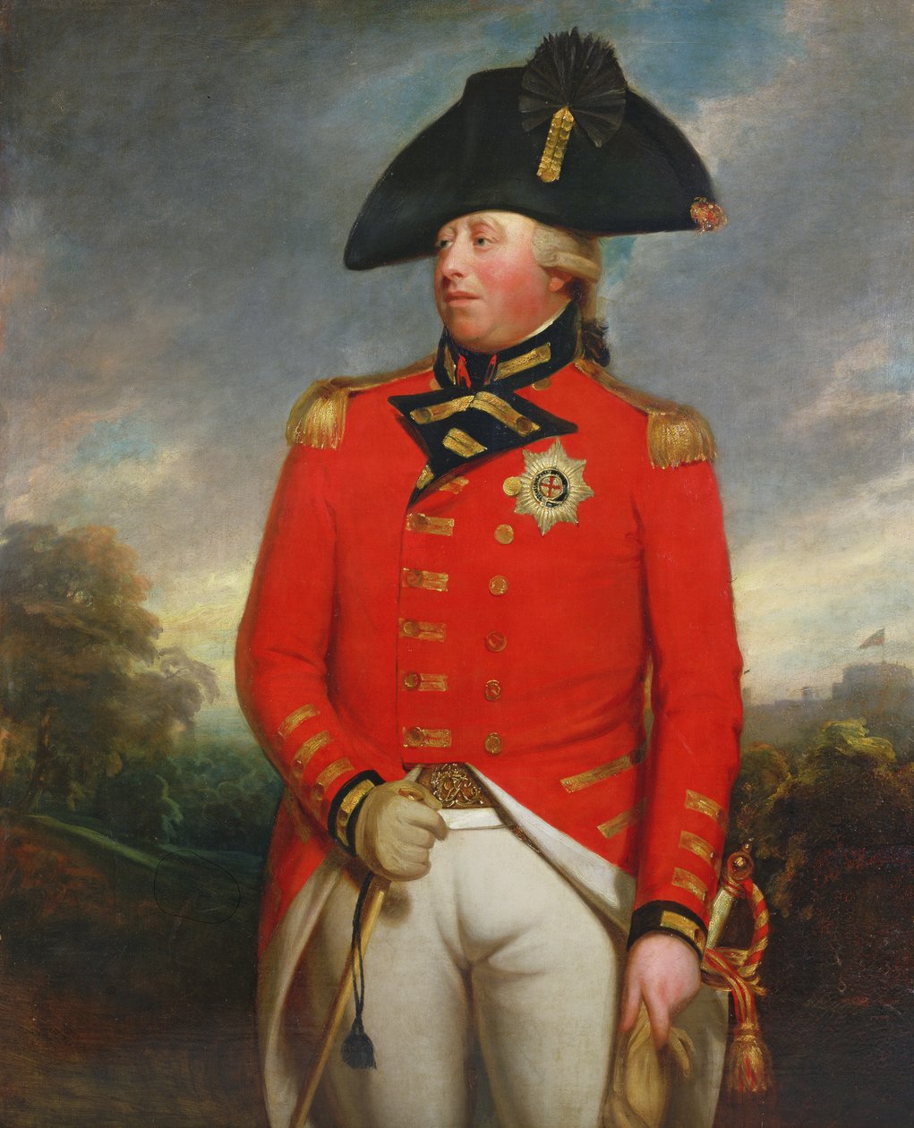 Portræt af kong George III af William Beechey