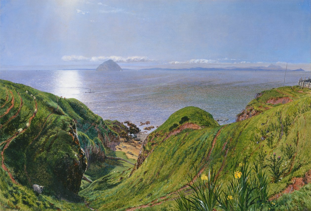 Ailsa Craig af William Bell Scott