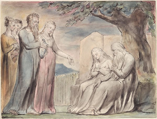 Blake Book of Job Linell af William Blake