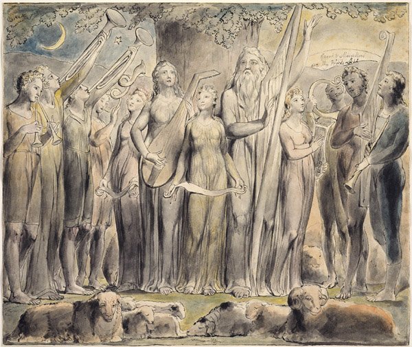 Blake Book of Job Linell af William Blake
