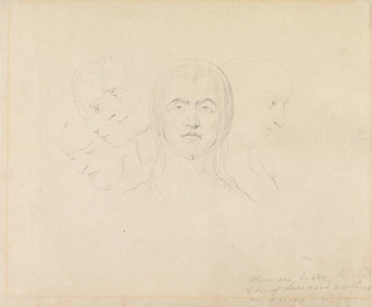 Fem visionære chefer for kvinder af William Blake