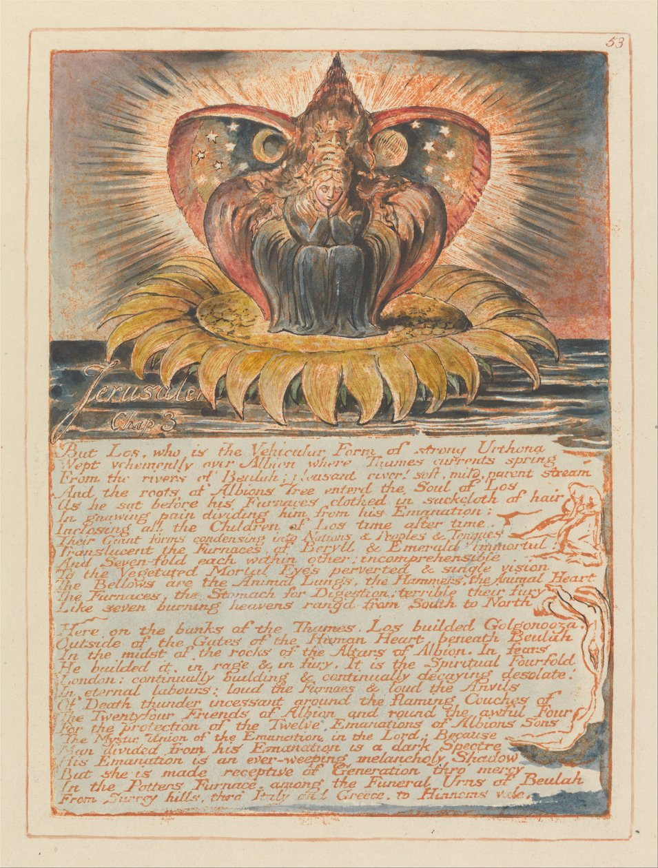 Jerusalem, plade 53, Jerusalem, kapitel. 3 af William Blake