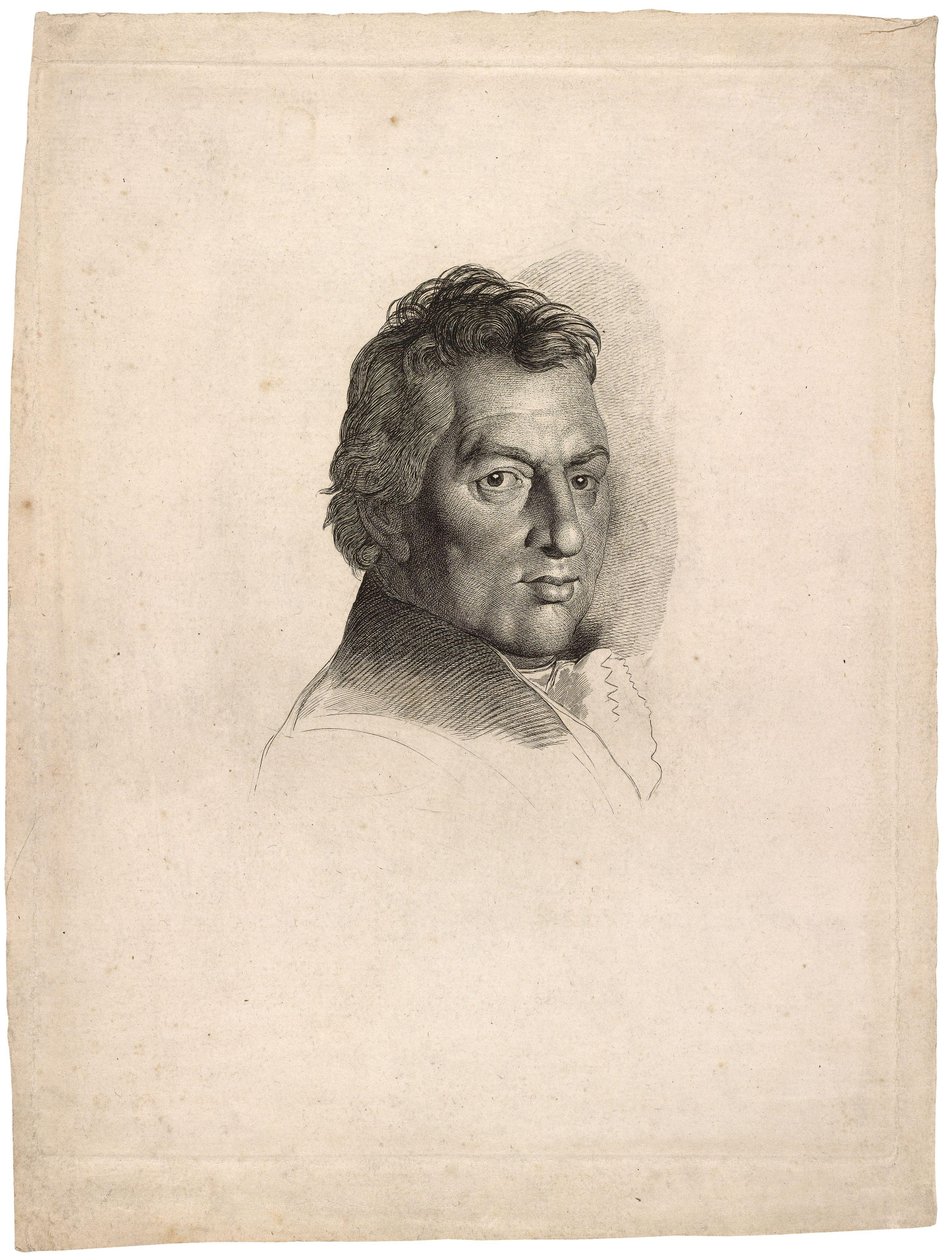 Portræt af Wilson Lowry af William Blake