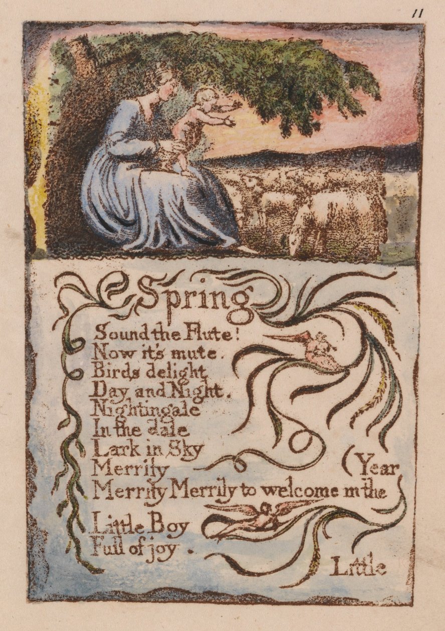 Sange om uskyld og erfaring, plade 11, af William Blake