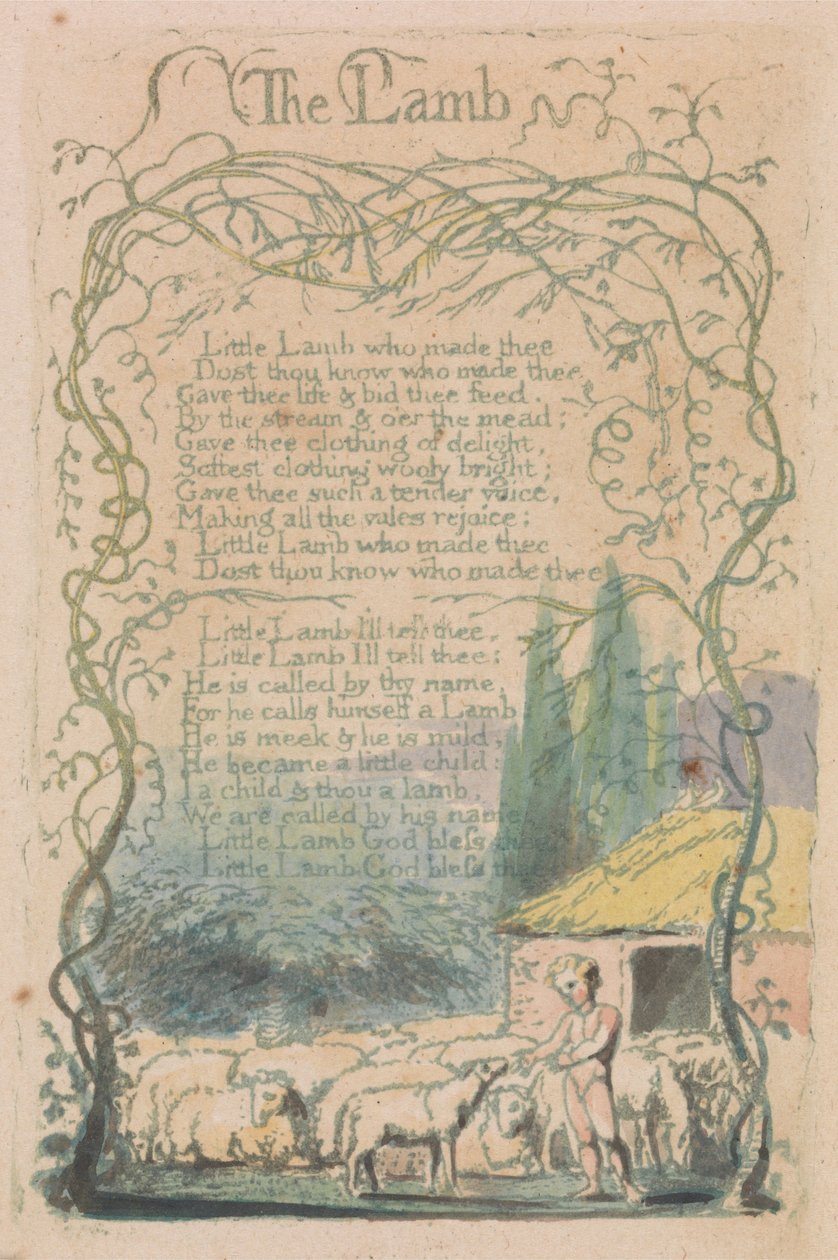 Sange om uskyld og erfaring, plade 18, af William Blake