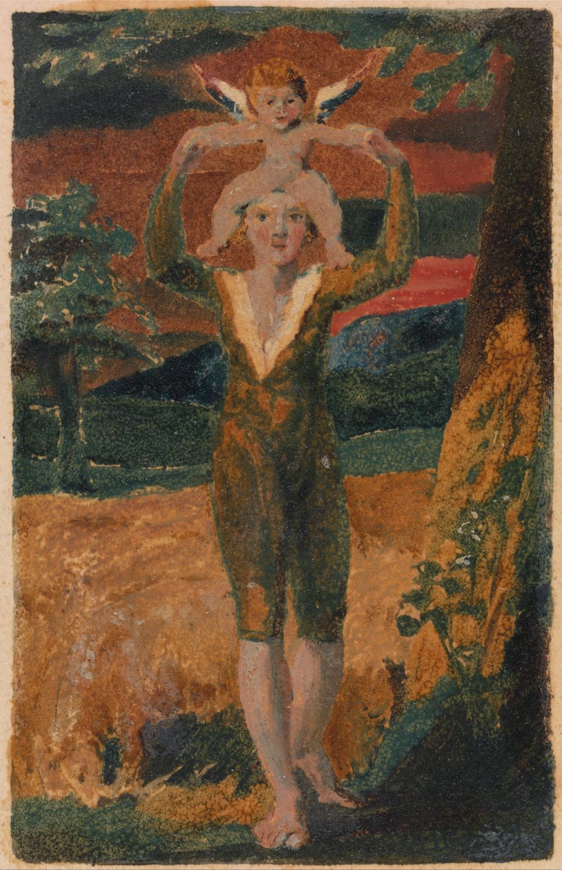 Songs of Innocence and of Experience, Plate 32, Experience Frontispiece (Bentley 28) af William Blake