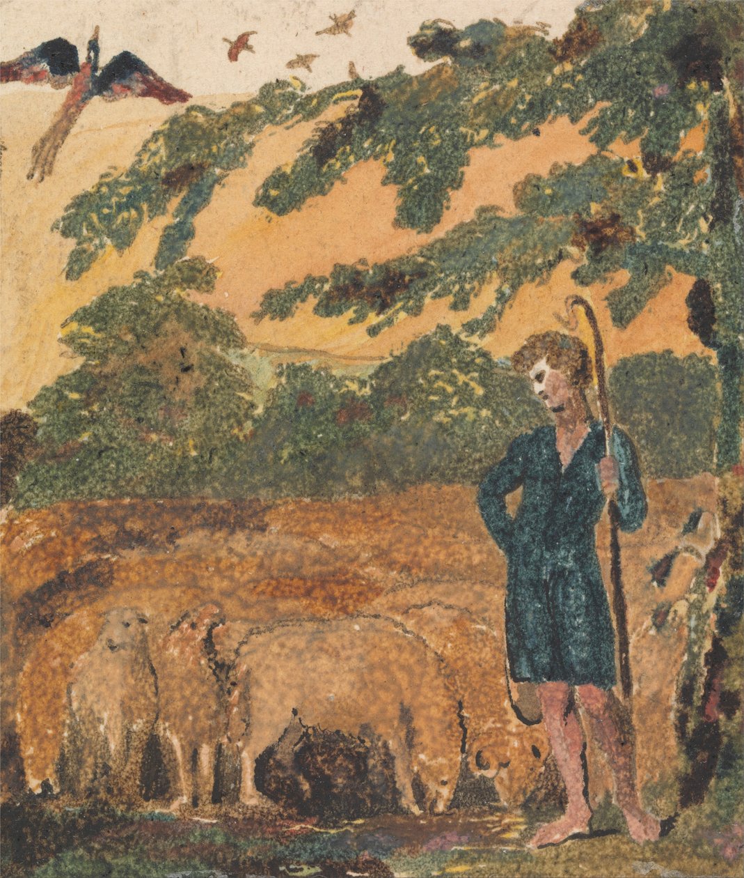 Hyrden, fra Uskyldens Sange af William Blake
