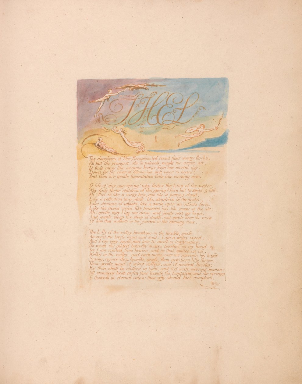 Mne Serafims døtre. . . . . af William Blake