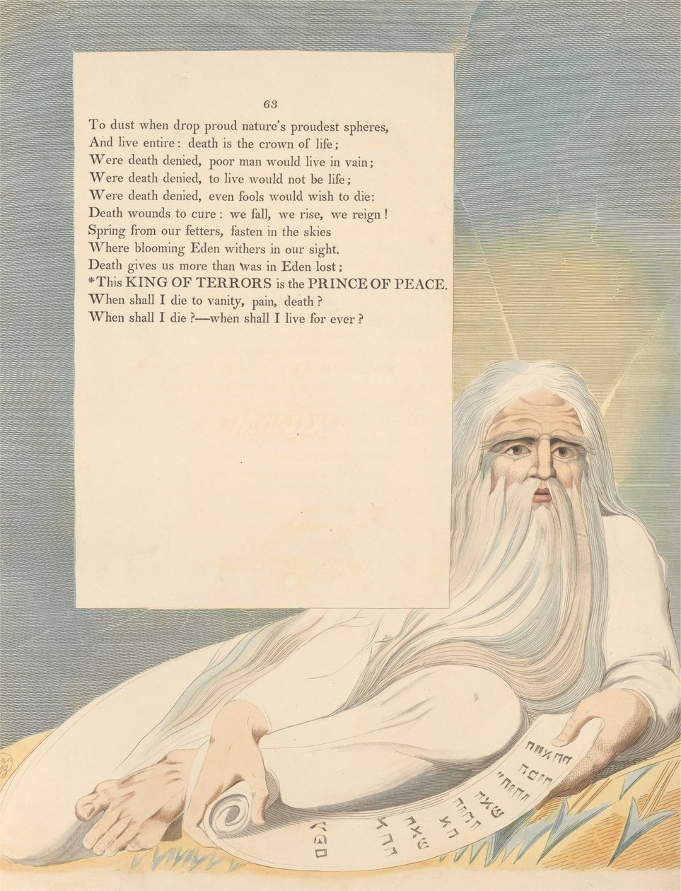 Youngs Night Tanker, Side 63, Denne Terrorkonge er Fredens Fyrste af William Blake
