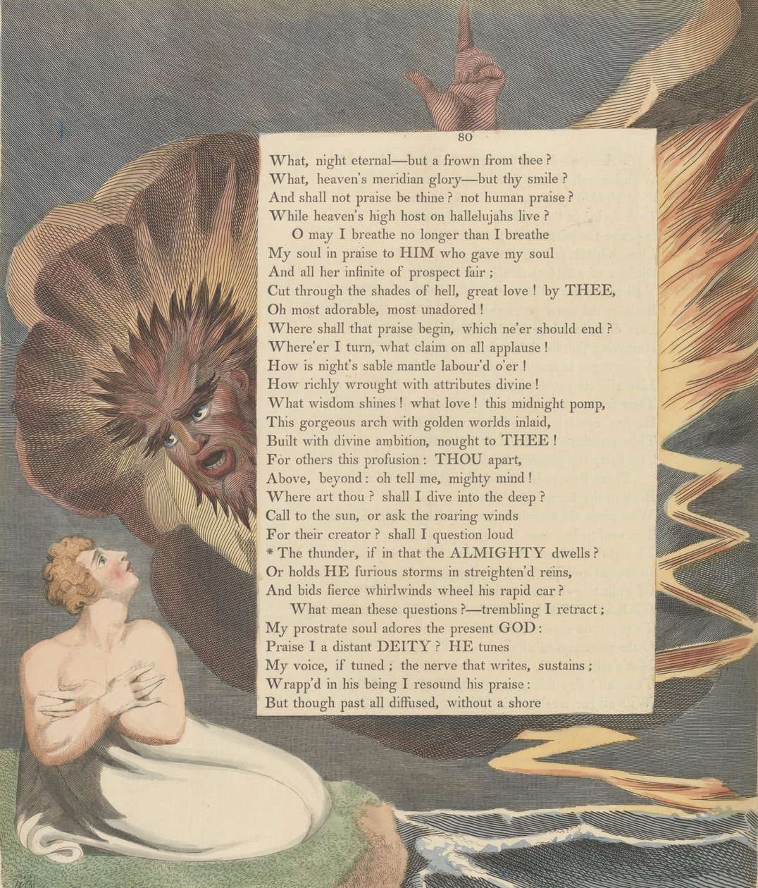 Youngs Night Tanker, Side 80, Torden, hvis i den Almægtige bor af William Blake